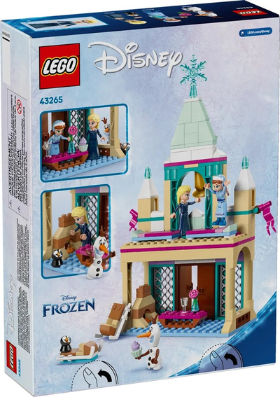Lodër kështjellë Disney Frozen Arendelle, set me figura, shumëngjyrëshe