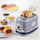 Toster Ariete Capri Edition 155, 2 feta, 815W, metalik