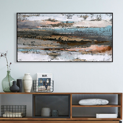 Pikturë muri Sediment 142x4,5x72Hcm (HM4575.02), zezë