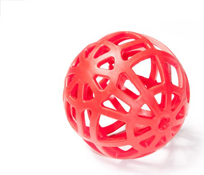 Top lodër për qen Sum Plast Openwork Ball, top plastik 14 cm, ngjyra nga më të ndryshmet