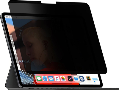 Folie mbrojtëse 4smarts Magnetic Privacy Filter për iPad Pro 11" M4, filtër privatësie, magnetik, i zi
