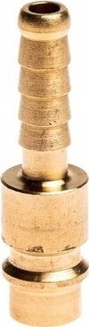 Fiting për zorrë Tvardy T00262, bronzi, 9 mm, ngjyrë bronzi