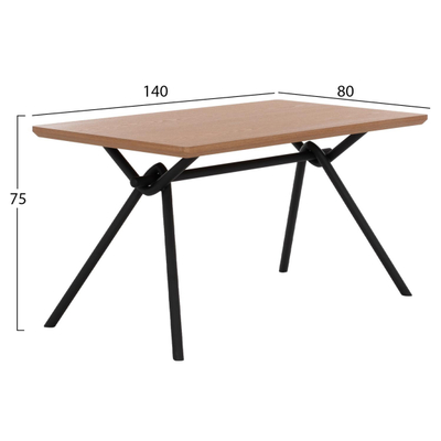 Tavolinë SYNTEC, gur sintër, 160×90×75 cm (HM9308.01)