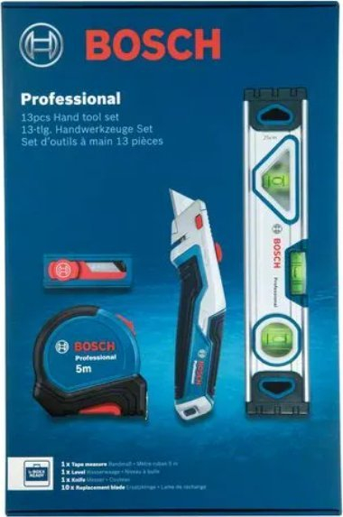 Set veglash Bosch Professional 1600A027M3, komplet universal, i qëndrueshëm