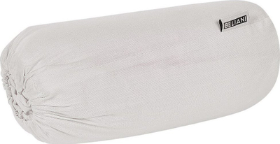 Çarçaf krevati me goma JANBU Cotton, 160 x 200 cm, pambuk, gri e hapur
