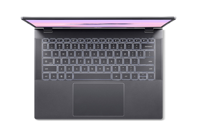 Laptop Acer Chromebook Plus 514 CB514-5HT-34JB, 14" WUXGA, Intel Core 3 100U, Steel Gray