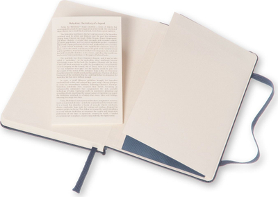Fletore Moleskine Classic Pocket, 9 x 14 cm, 192 faqe, blu safiri