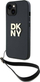 Навлака за телефон DKNY DKHCP15SPBSWSK, за iPhone 15 14 13 6.1", тврда навлака со ремен, црна