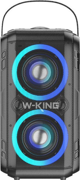 Bokse portative W-KING T9II, 60W, Bluetooth 5.0, e zezë