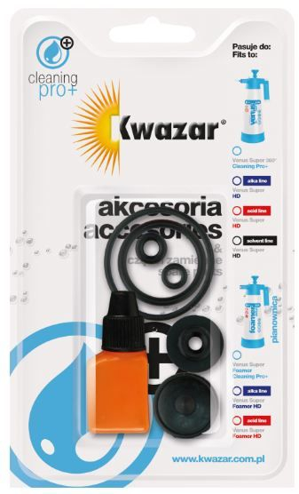 Set aksesorësh Kwazar Venus Super Cleaning Pro +, shumëngjyrësh