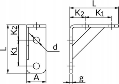 Kllapë metalike Niczuk XZ7-MF, për profil 41mm, për profil MF, metalike