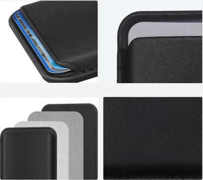 Mbajtës kartash Tech-Protect MagWallet MagSafe, universal, magnetik, blu navy
