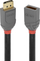 Kabllo DisplayPort Lindy 36495, 0.5m, 8K, gri