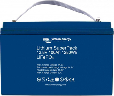 Bateri litium Victron Energy Lithium SuperPack 12.8V 100Ah LiFePO4, deep cycle, blu