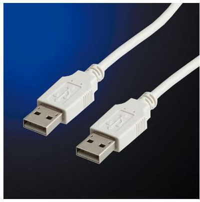 Kabllo USB Multicomp Pro 11.99.8931, USB 2.0 Type A në Type A, 3m, e bardhë
