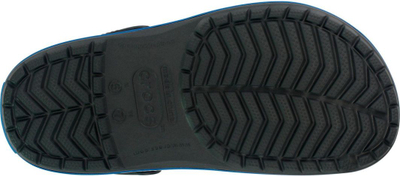 Papuçe për femra Crocs Crocband, 39-40, të zeza / kaltërta