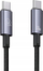 Kabllo USB Usams US-SJ661, USB C në USB C, 1.2m, 60W, USB 3.2 Gen 1, çelik