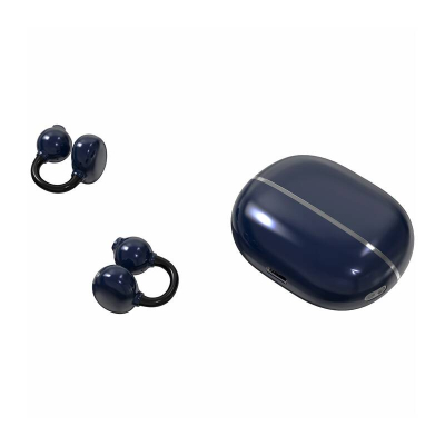 Kufje Bluetooth in ear LDNIO OWS T09, Bluetooth 5.4, me kuti karikimi, blu e errët