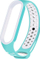 Rrip silikoni Hurtel për Xiaomi Mi Band 5 Dots, zëvendësues, turquoise me të bardhë