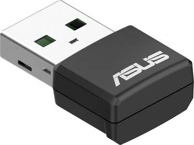 Kartë rrjeti Asus USB AX55 Nano, Wi‑Fi 6, USB, e zezë