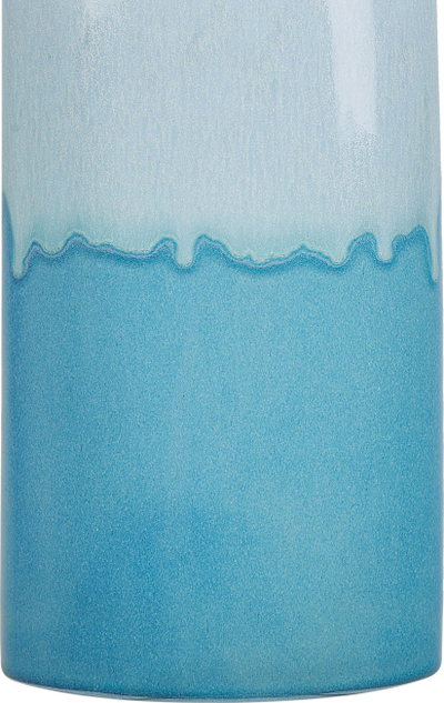 Vazo dekorative Beliani CALLIPOLIS, stoneware, 30 cm, blu