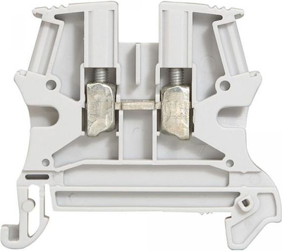 Bllok terminali Legrand VIKING 037160, 2 përçues 2.5mm², për shina TH35, gri