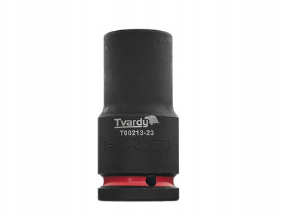 Çelës tubular goditës Tvardy Deep Impact, 3/4", 6PT 38mm, CR-MO, i zi