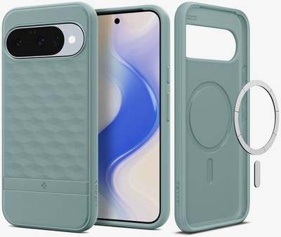Maskë telefoni Spigen Caseology Parallax MagSafe, për Google Pixel 10 Pro, jeshile