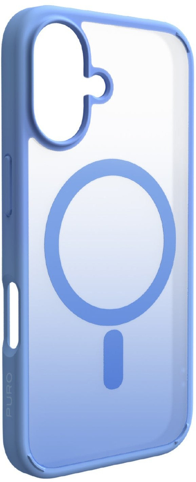 Kapak mbrojtës Puro për iPhone 17, i hollë, antirrëshqitje, blu