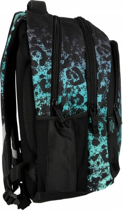 Ранец Starpak Youth Leopard Print, ергономски, со многу прегради, леопард
