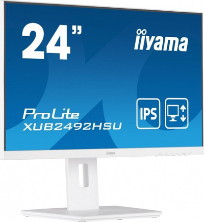 Monitor iiyama ProLite XUB2492HSU-W5, 24", IPS, i bardhë