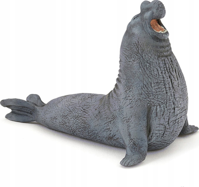 Figurë lodër Papo Marine Life Elephant Seal, PVC, gri, shumë realiste