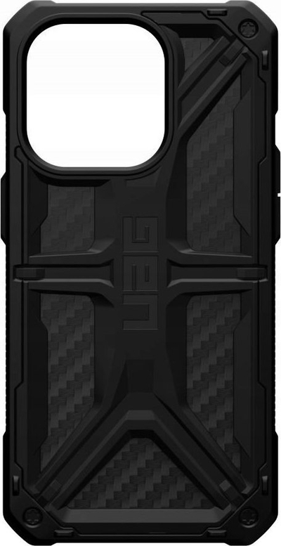 Mbulesë telefoni UAG Monarch për iPhone 14 Pro, 6.1", karbon fiber, e zezë