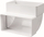 Bërryl ventilimi vertikal Vents 460, 120x60 mm, 90°, i bardhë