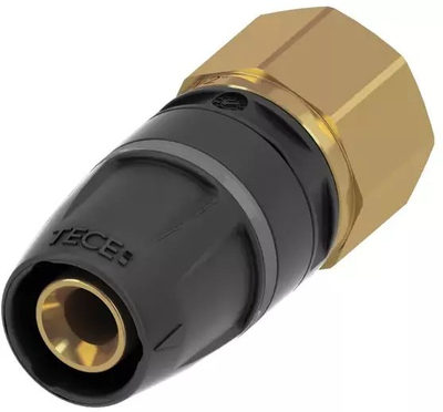 Lidhës push-fit TECE 1" F x 32 mm, për ujë dhe ngrohje, i zi