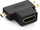 Përshtatës Ugreen HDMI Micro AV - HDMI Mini - HDMI (UGR636BLK) i zi