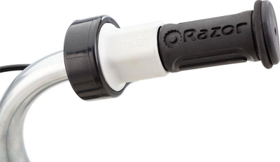 Tricikël elektrik për kalamaj Razor PowerRider 360, 12V, mban deri 54 kg, i zi