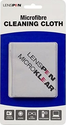 Крпа за чистење за леќи Lenspen Photo MicroKlear, микрофибер, за леќи и екрани, бела