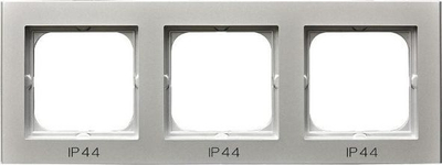 Kornizë potrofe trefishe SONATA RH-3R/38, IP44, mat, argjendi