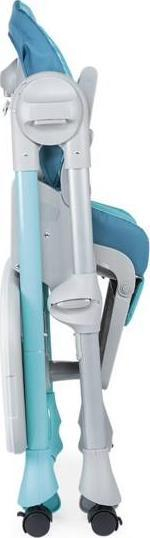 Karrige e naltë Chicco Polly Easy Tucano, skelet alumini, blu