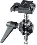 Глава за статив Manfrotto 155RC, Double Ball Joint, Quick Release, црна