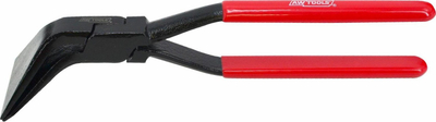 Клешти за лим AWTools 280mm, агол 45°, црвени рачки