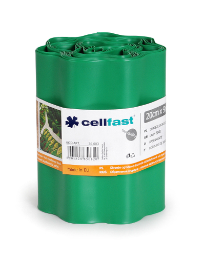 Bordurë kopshti Cellfast 30-003, 20cm x 9m, e gjelbër