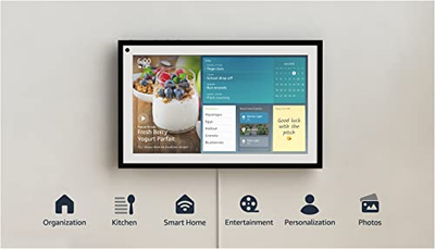 Smart display Amazon Echo Show 15, 15.6", Full HD, i bardhë