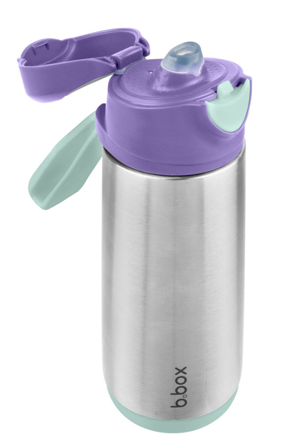 Shishe termike sportive b.box Thermal, 500ml, çelik inoks, indigo rozë