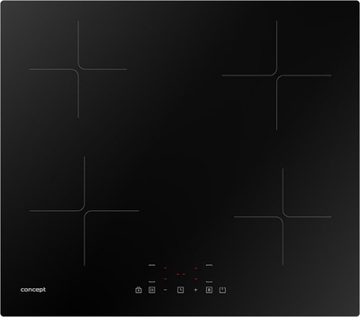 Pianurë me induksion Concept IDV1360, 4 zona, 60 cm, e zezë