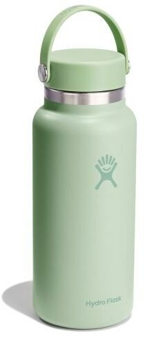 Shishe uji Hydro Flask Wide Mouth, 32oz, çelik inox, Aloe