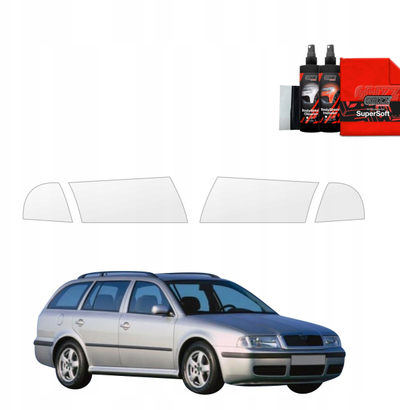Folie mbrojtëse bagazhi GrizzProtector Skoda Octavia Combi 1, 4n1, 1996-2010, transparente