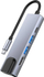 Stacion docking Tech-Protect V3 5-in-1, USB-C, HDMI, gri