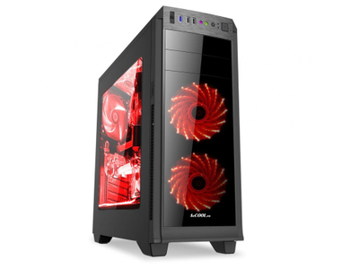 Kuti kompjuteri 1stCOOL GAMER 2 AURA, ATX Middle Tower, ARGB, e zezë